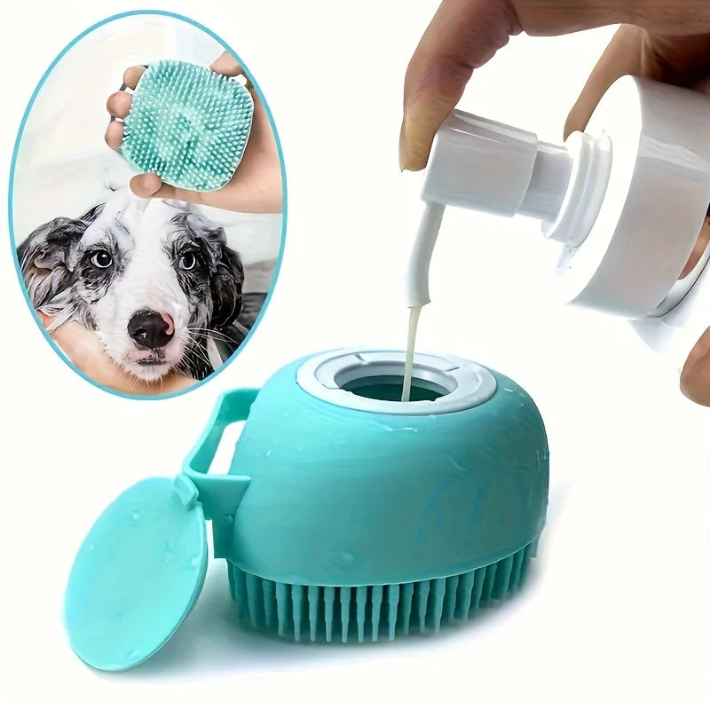 Pet Shampoo Massage Brush