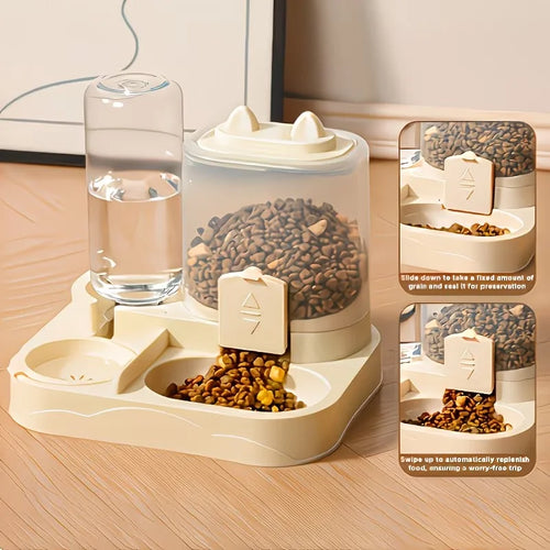 2-in-1 Food & Water Feeder