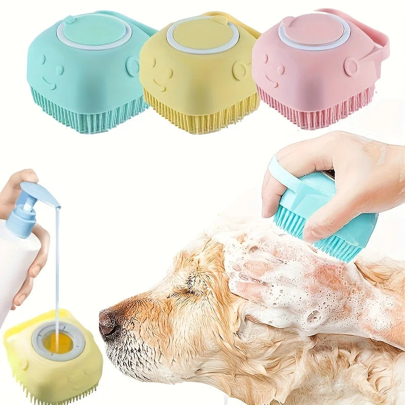 Pet Shampoo Massage Brush