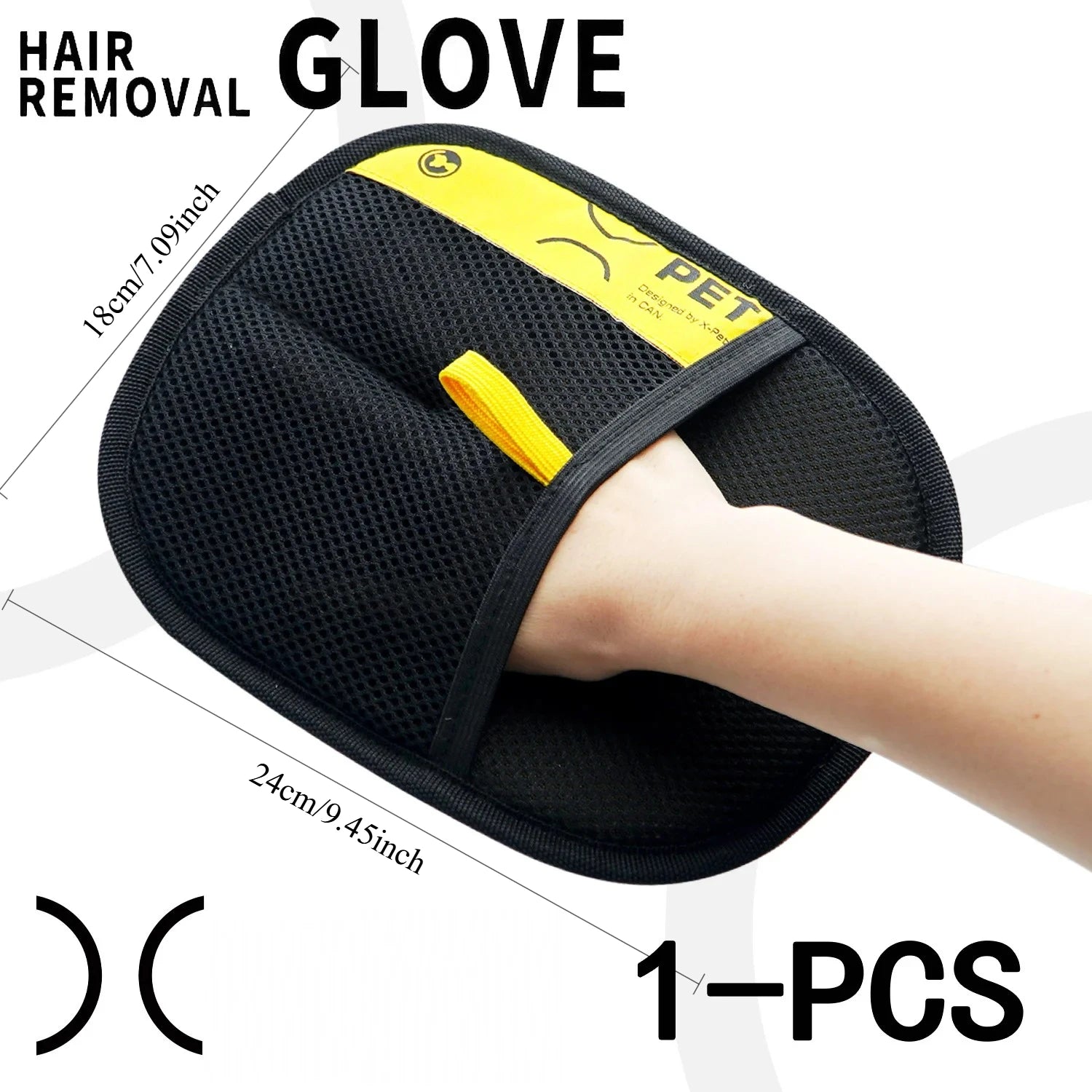 2-in-1 Pet Grooming Mitt